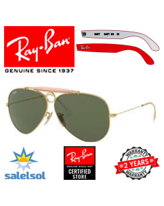 2x Aste di ricambio originali > Ray-Ban 3138 - Shooter