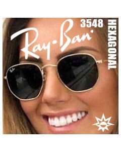 Occhiali da Sole Originali > Ray-Ban 3548 · Hexagonal