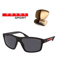Lenti di ricambio originali occhiali sole Prada Sport 02X