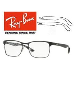 2x Stanghette di ricambio originali per occhiali da vista Ray-Ban 8416